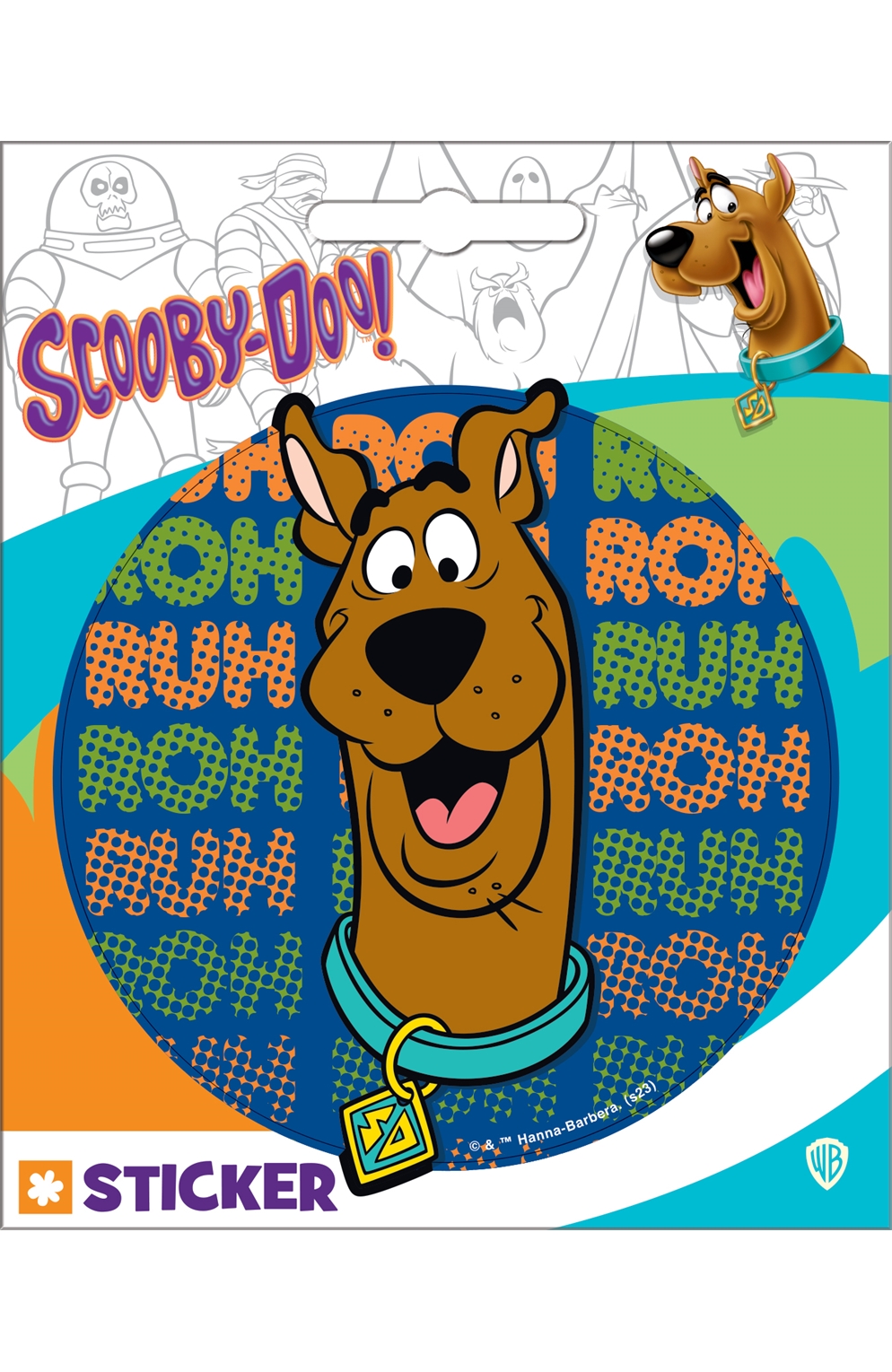 Scooby Doo Ruh Roh Sticker