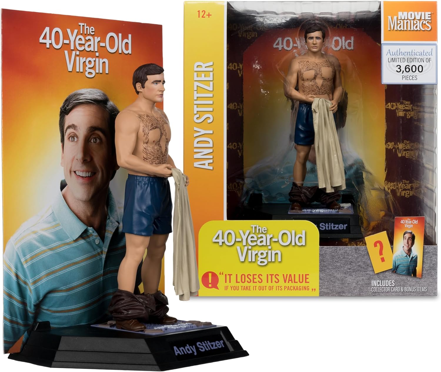 Movie Maniacs Nbc Wv1 40 Year Old Virgin Andy 6in Posed Fig