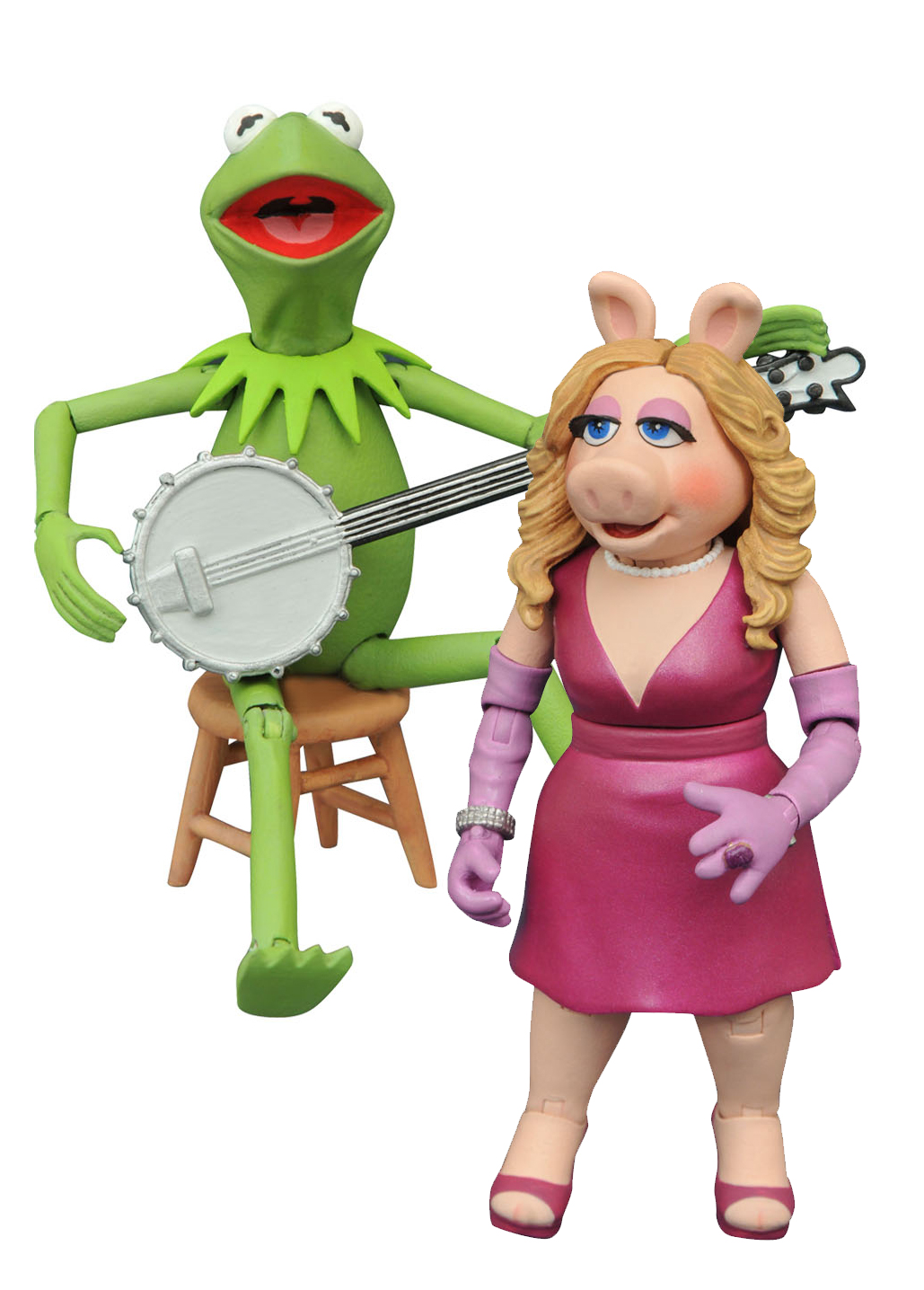 Muppets Select Best of Series 1 Action Figure Kermit & Missy Piggy