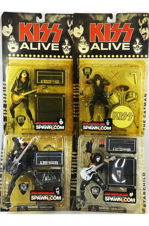 Mcfarlane Toys Kiss Alive Set Pre-Owned