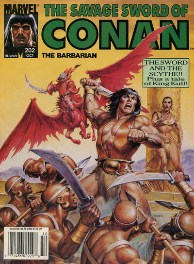 The Savage Sword of Conan #202 - Vg+