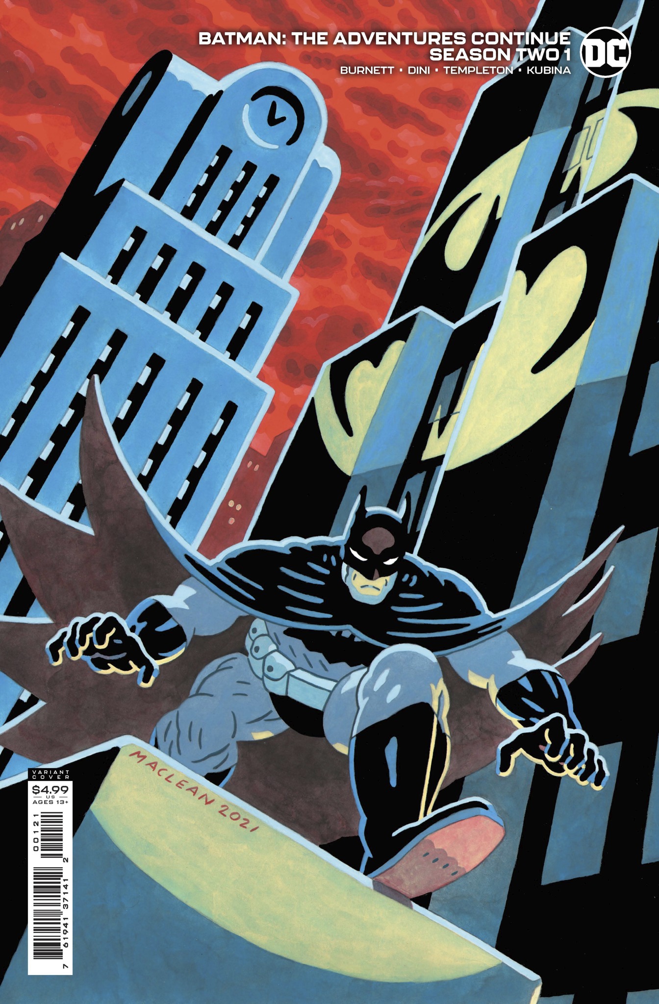 Batman the Adventures Continue Season II #1 Cover B Andrew Maclean Card Stock Variant