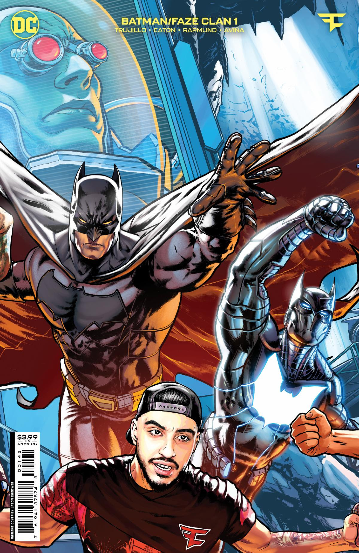 Batman Faze Clan #1 (One Shot) Cover D Jason Badower Connecting 3 Batman Variant
