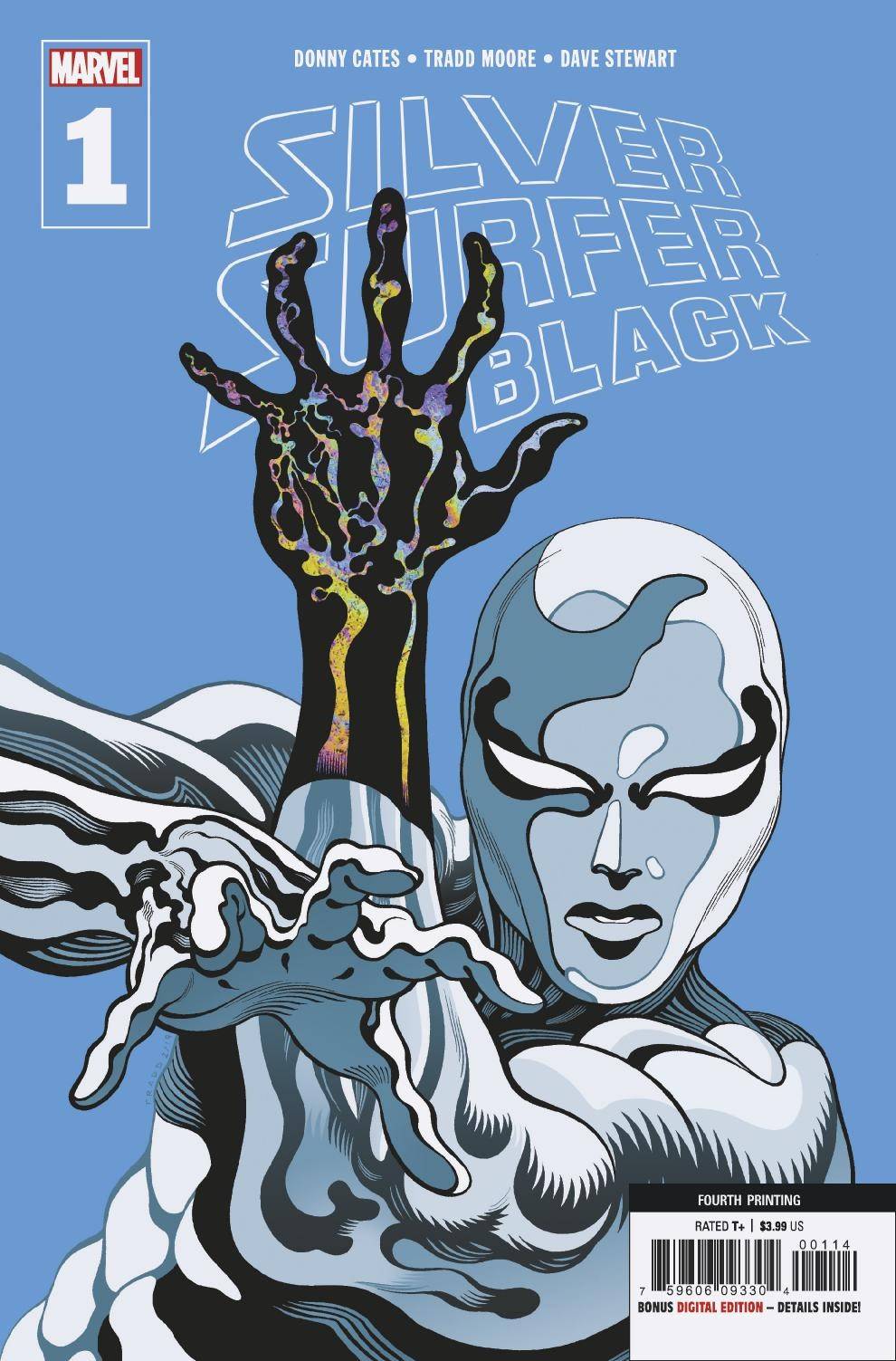 Silver Surfer Black #1 4th Printing Moore Variant (Of 5)