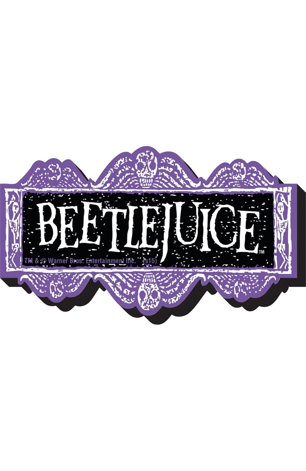 Beetlejuice Logo Funky Chunky Magnet