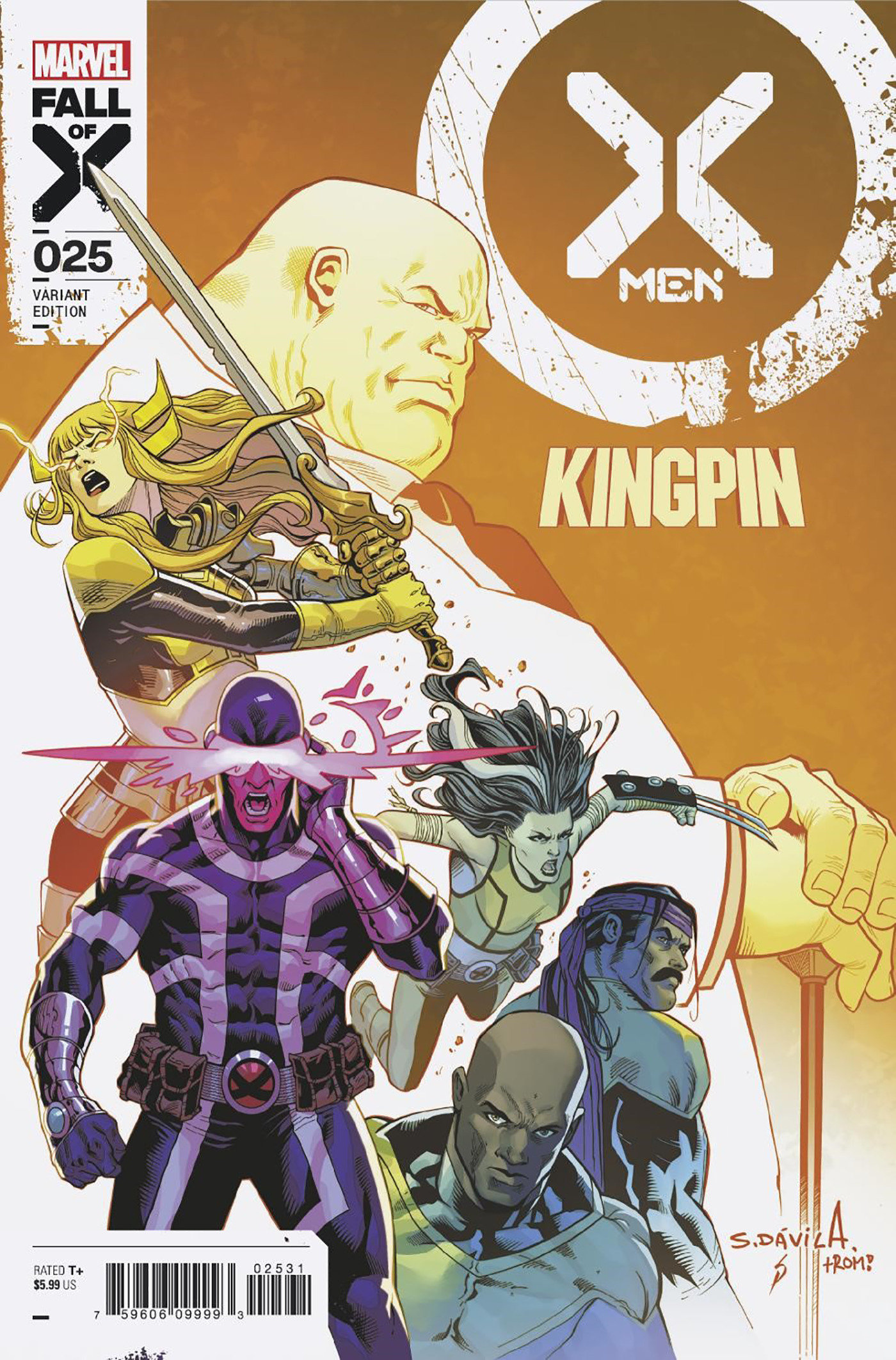 X-Men #25 Sergio Davila Kingpin Variant (Fall of the X-Men) (2021)
