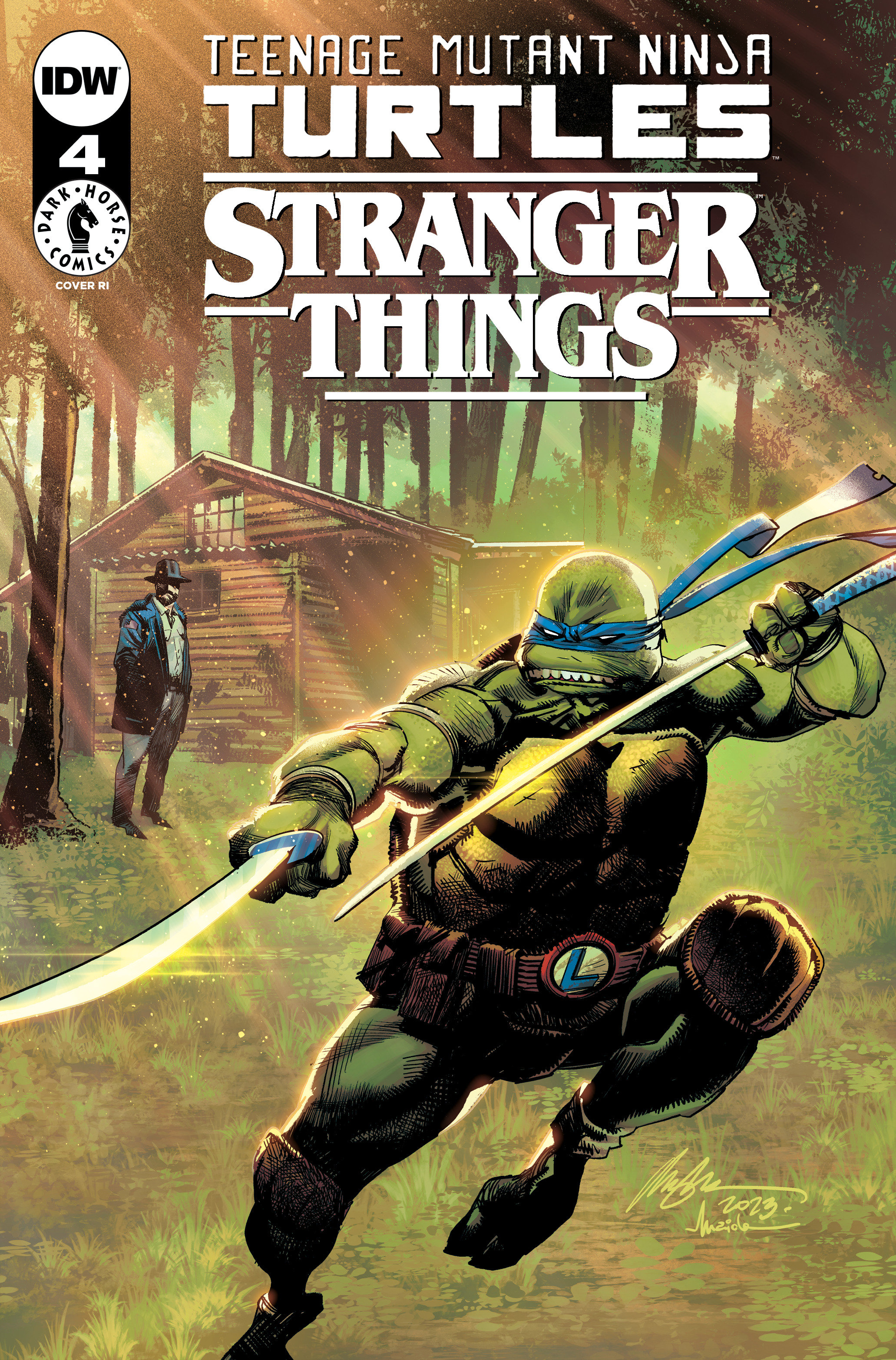 Teenage Mutant Ninja Turtles X Stranger Things #4 Cover Albuquerque 1 for 50 Incentive 