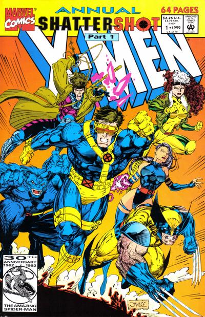 The X-Men Annual #1 [Direct] (1992)-Very Fine (7.5 – 9)