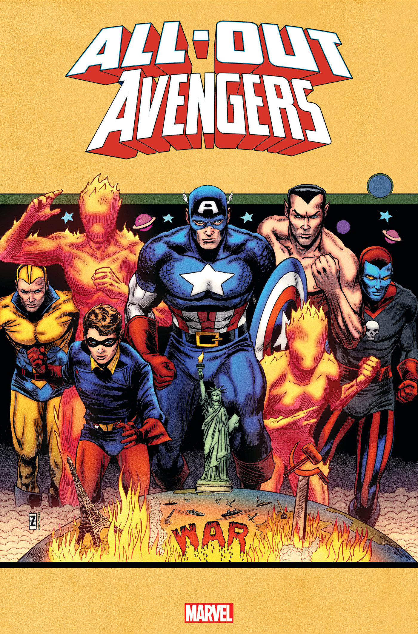 All-Out Avengers #3 Zircher Timely Comics Variant