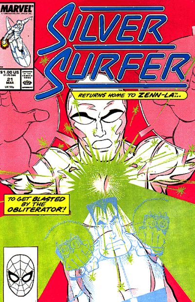 Silver Surfer #21 [Direct]-Fine (5.5 – 7)