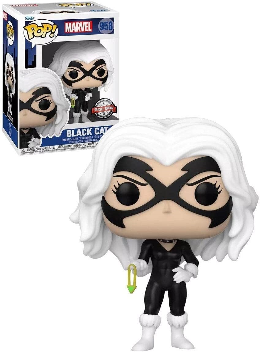 Funko Pop! Marvel: Animated Spider-Man Black Cat Exclusive #958