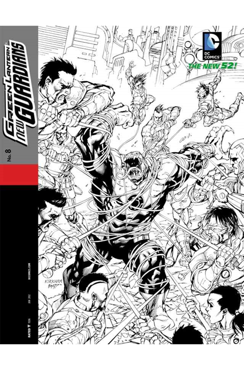 Green Lantern New Guardians #8 1 for 25 Incentive Tyler Kirkham (2011)