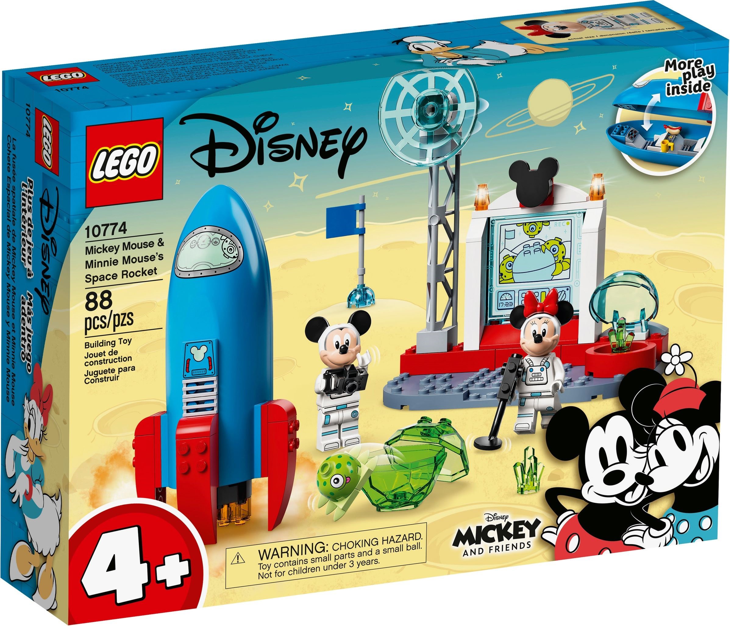 10774 Mickey Mouse & Minnie Mouse's Space Rocket