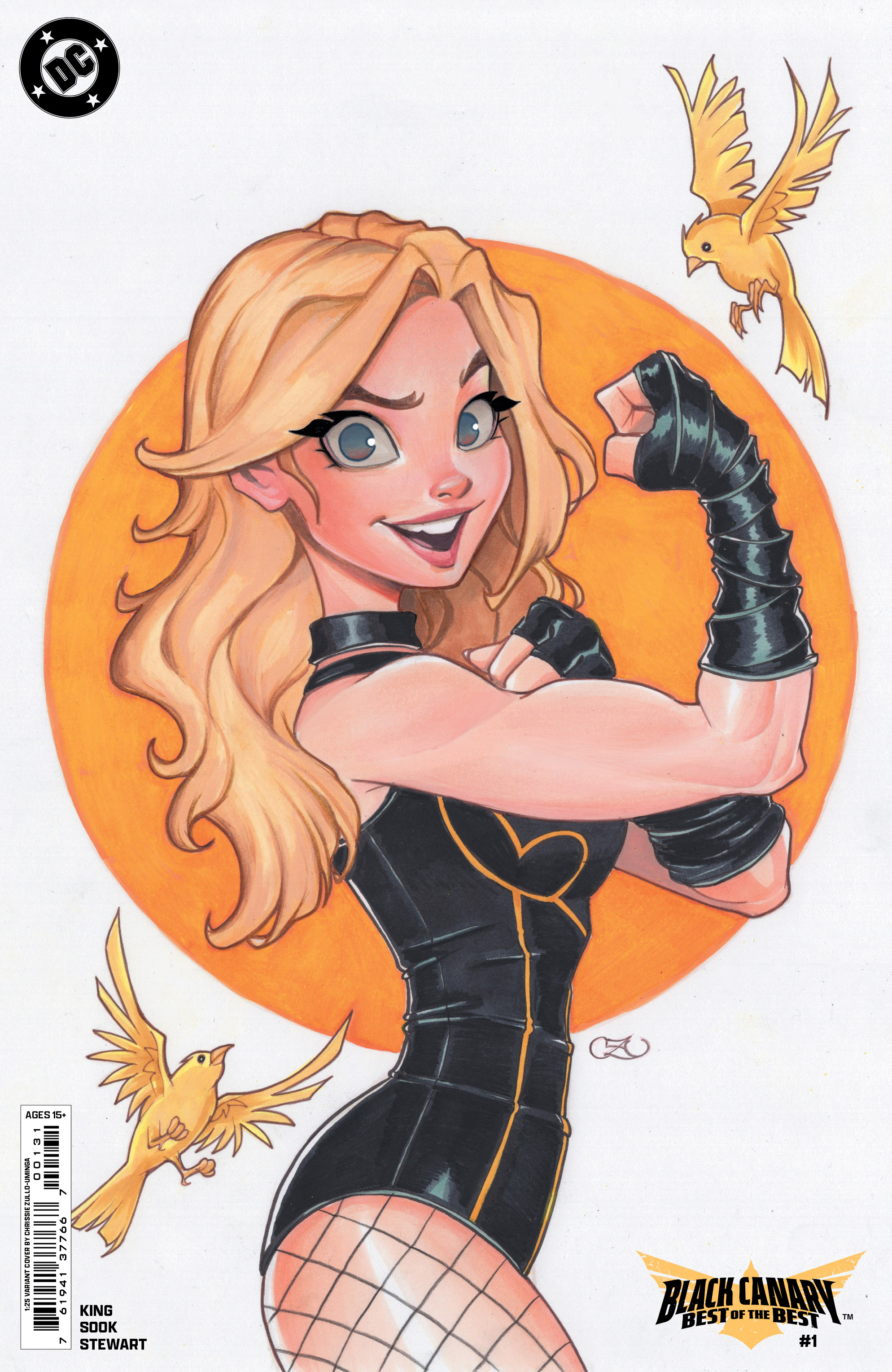 Black Canary Best of the Best #1 Cover D 1 for 25 Incentive Chrissie Zullo Card Stock Variant (Of 6)