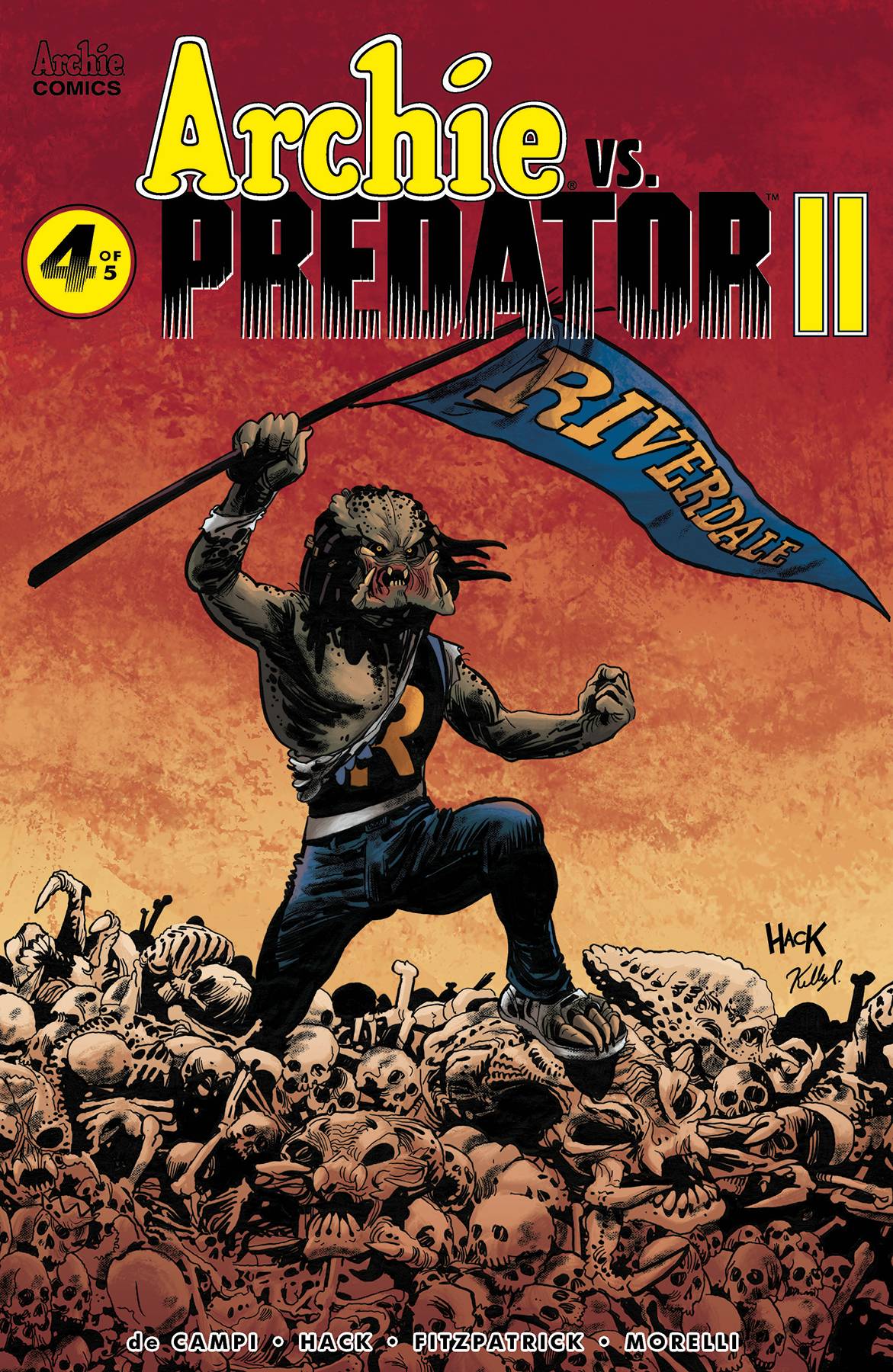 Archie Vs Predator 2 #4 Cover A Hack (Of 5)