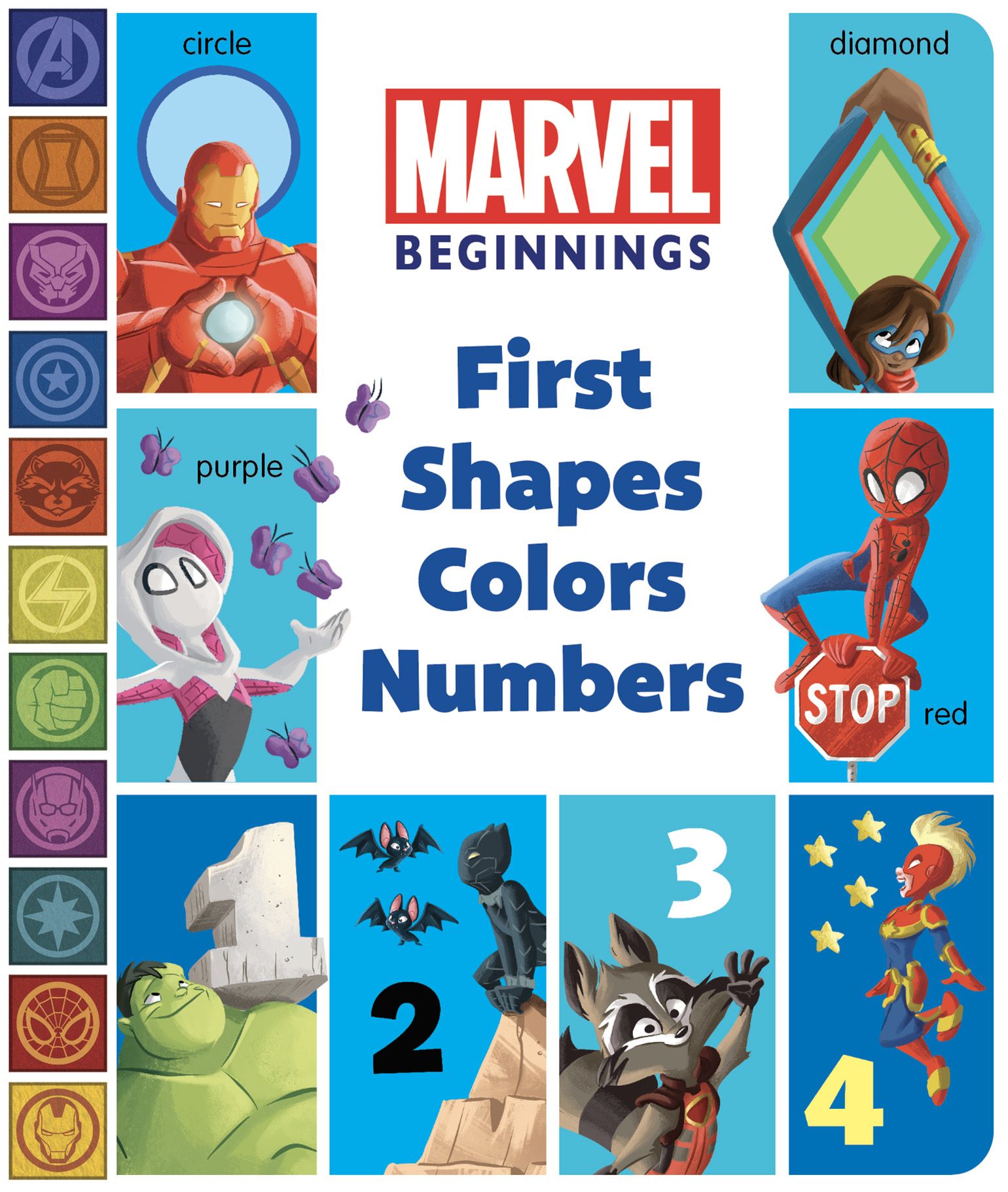 Marvel Beginnings First Shapes, Colors, Numbers (Board Book)