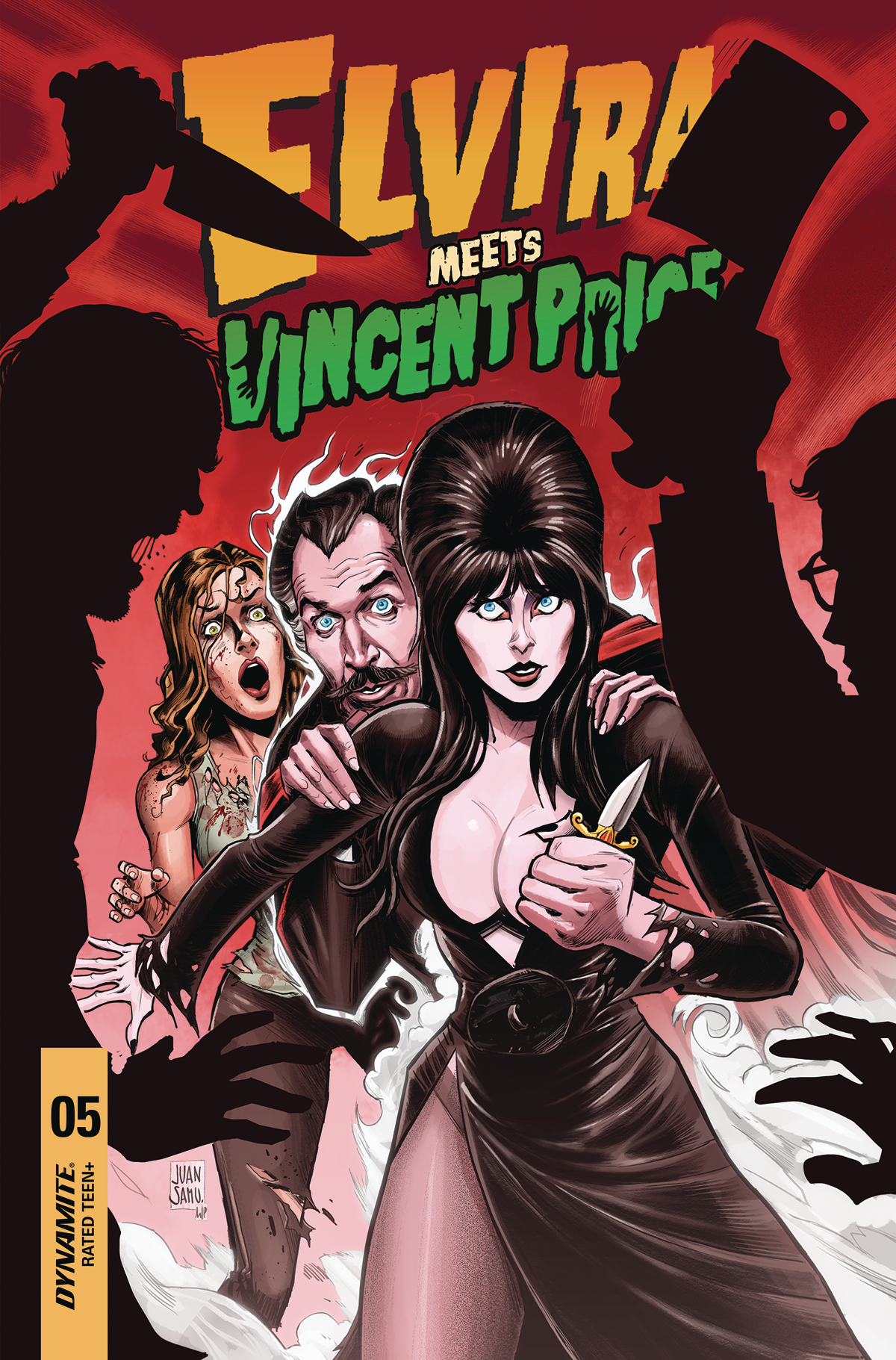 Elvira Meets Vincent Price #5 Cover B Samu