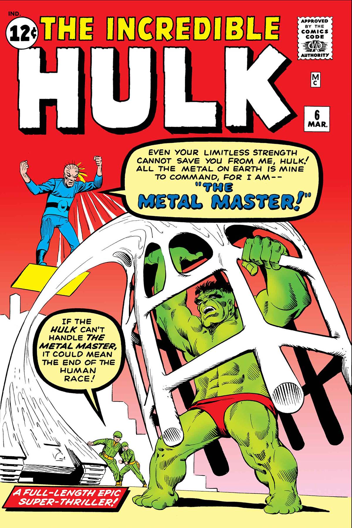 True Believers Hulk Head of Banner #1