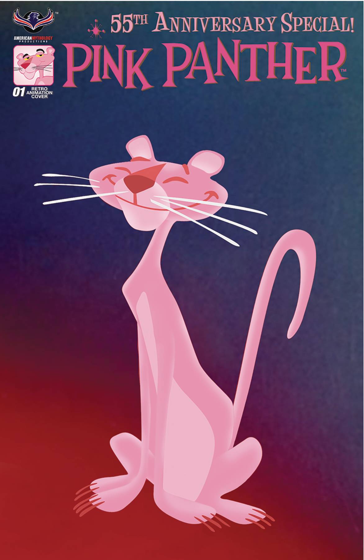 Pink Panther Anniversary #1 Retro Animation Retailer Cover (Pre