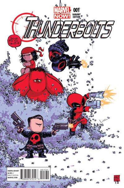 Thunderbolts #1 (Young Variant) (2012)