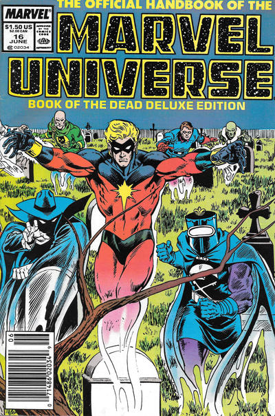 The Official Handbook of The Marvel Universe Deluxe Edition #16 [Newsstand]-Very Good (3.5 – 5)