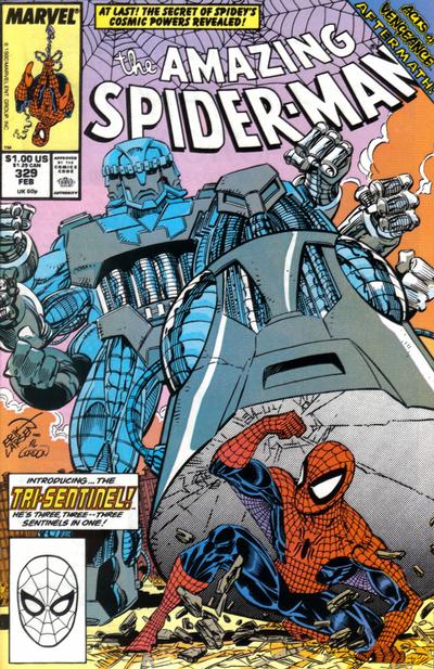 The Amazing Spider-Man #329 [Direct]-Fine 