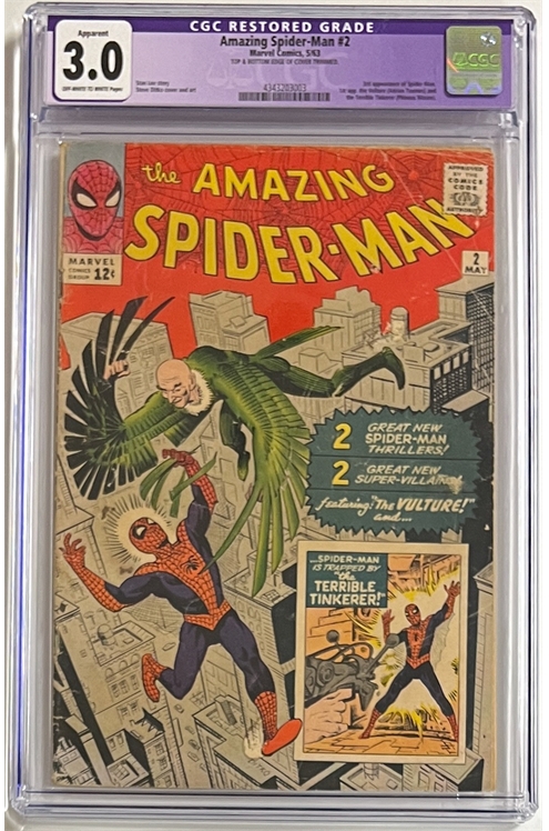 Amazing Spider-Man #002 Cgc 3.0
