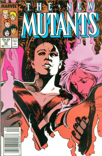 The New Mutants #62 [Newsstand]-Very Good (3.5 – 5)