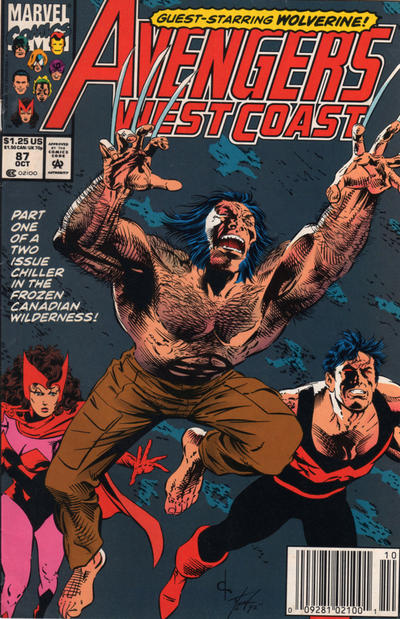 Avengers West Coast #87 [Newsstand]-Fine (5.5 – 7)