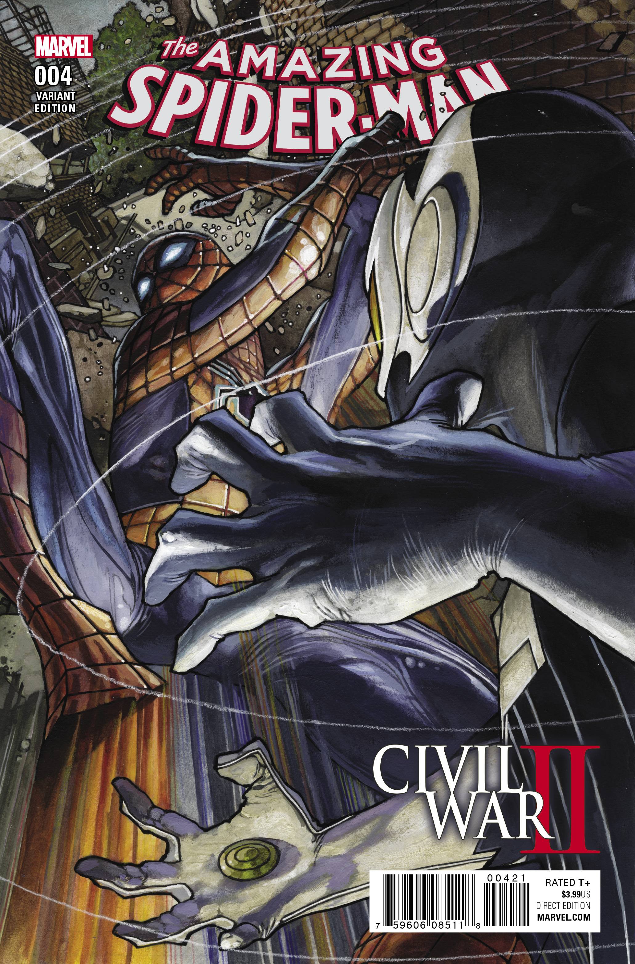 Civil War II Amazing Spider-Man #4 (Bianchi Variant) (2016)