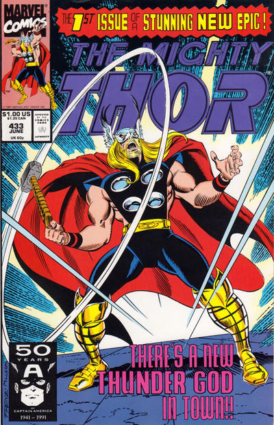 Thor #433 [Direct With Ad Centerfold] - Fn/Vf