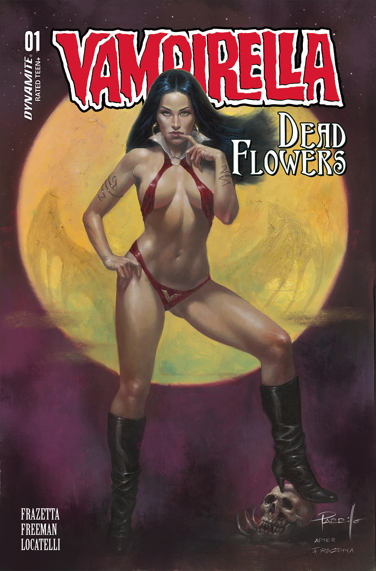 Vampirella Dead Flowers #1 Cover G Parrillo Foil (Of 4)