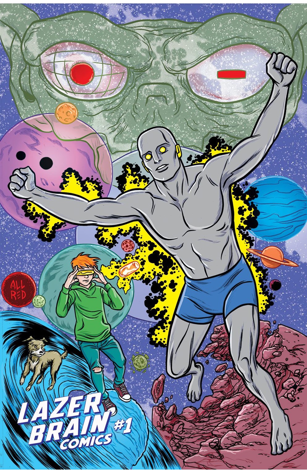 Lazer Brain Comics #1 1:10 Incentive Variant Mike Allred