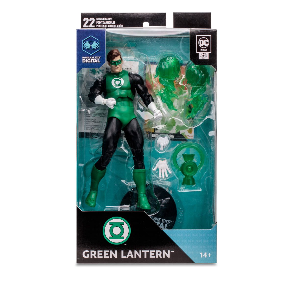 DC Direct Green Lantern Hal Jordan Silver Age 7-Inch Scale Wave 1 Action Figure with McFarlane Toys 