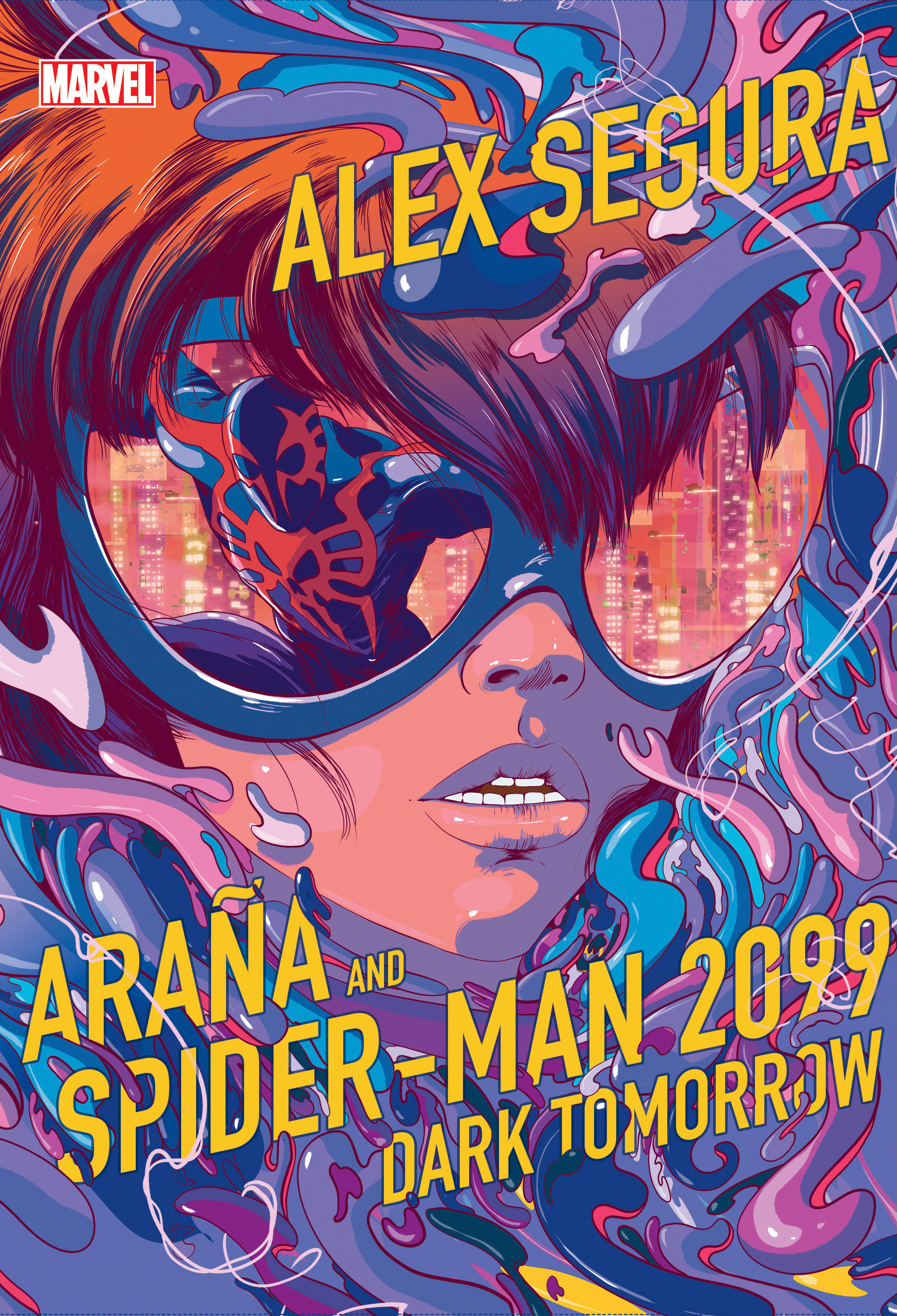 Arana & Spider Man 2099 Novel Hardcover Dark Tomorrow