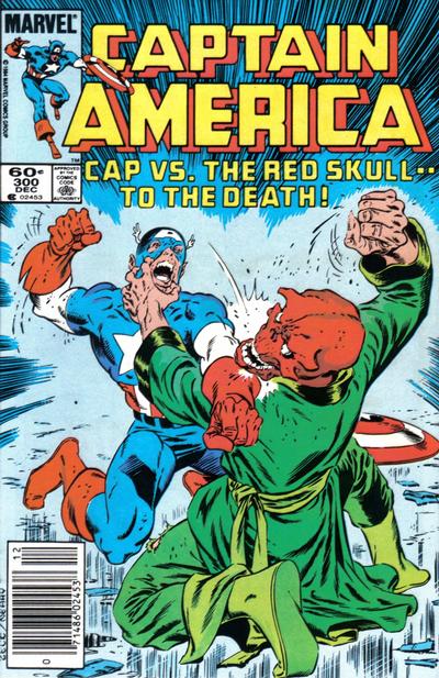 Captain America #300 [Newsstand] - Vg- 3.5