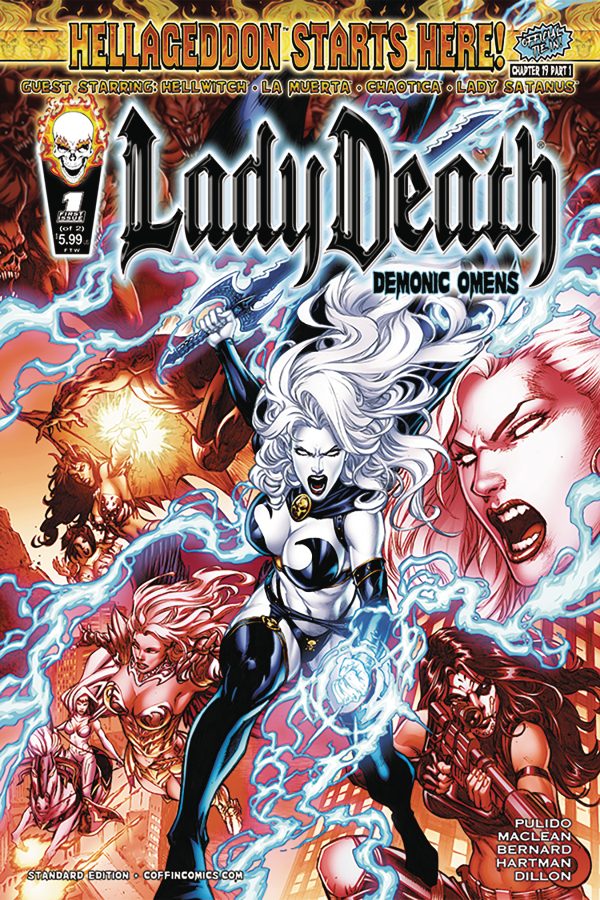 Lady Death Demonic Omens #1 Cover A Bernard Standard (Mature) (Of 2)