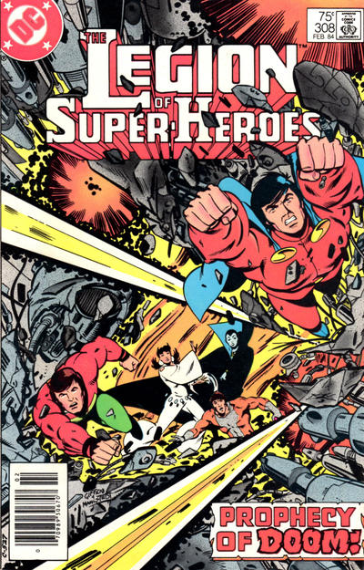 The Legion of Super-Heroes #308 [Newsstand]