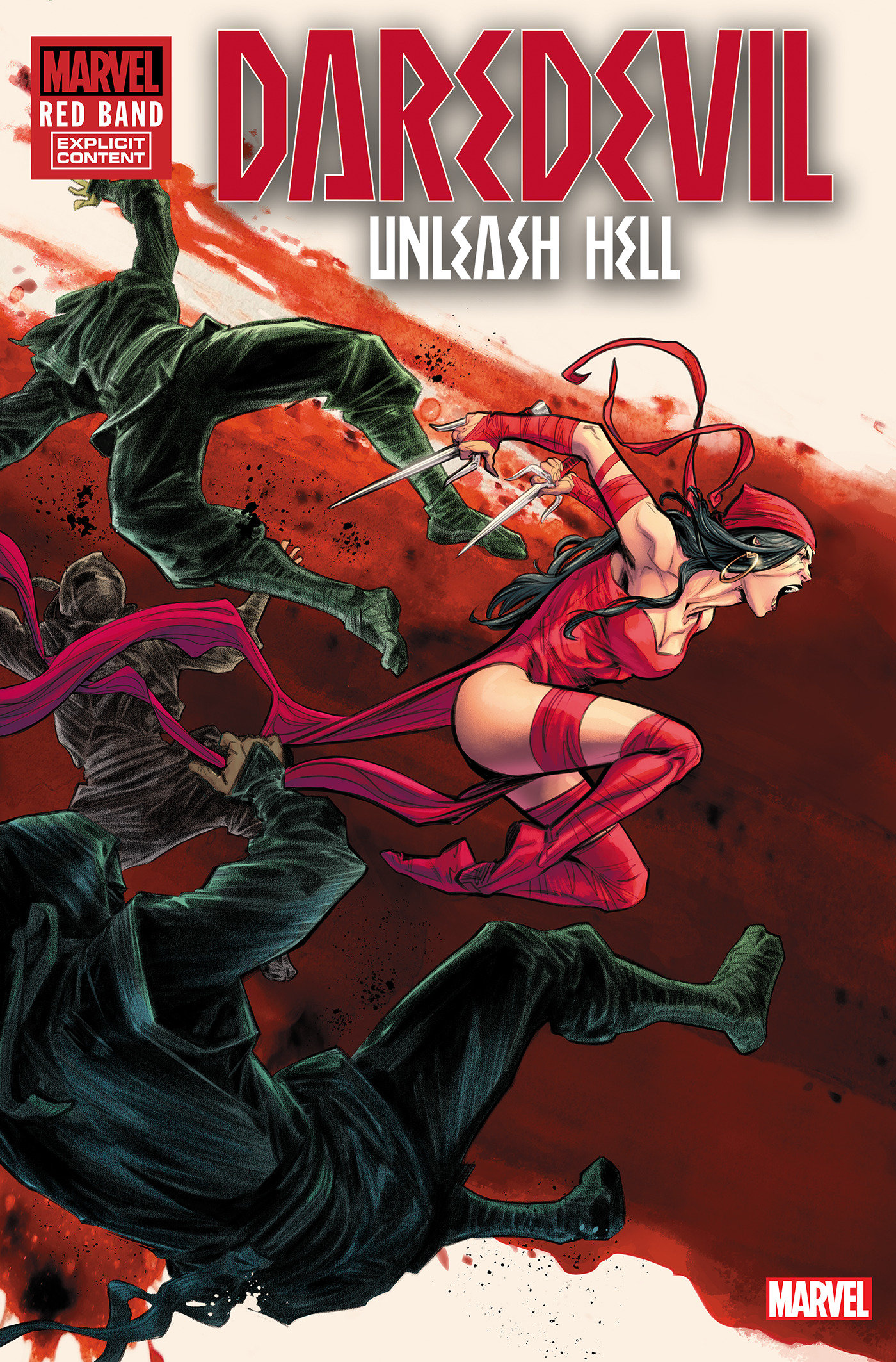 Daredevil Unleash Hell - Red Band #1 Joelle Jones Variant [Polybagged] 1 for 25 Incentive