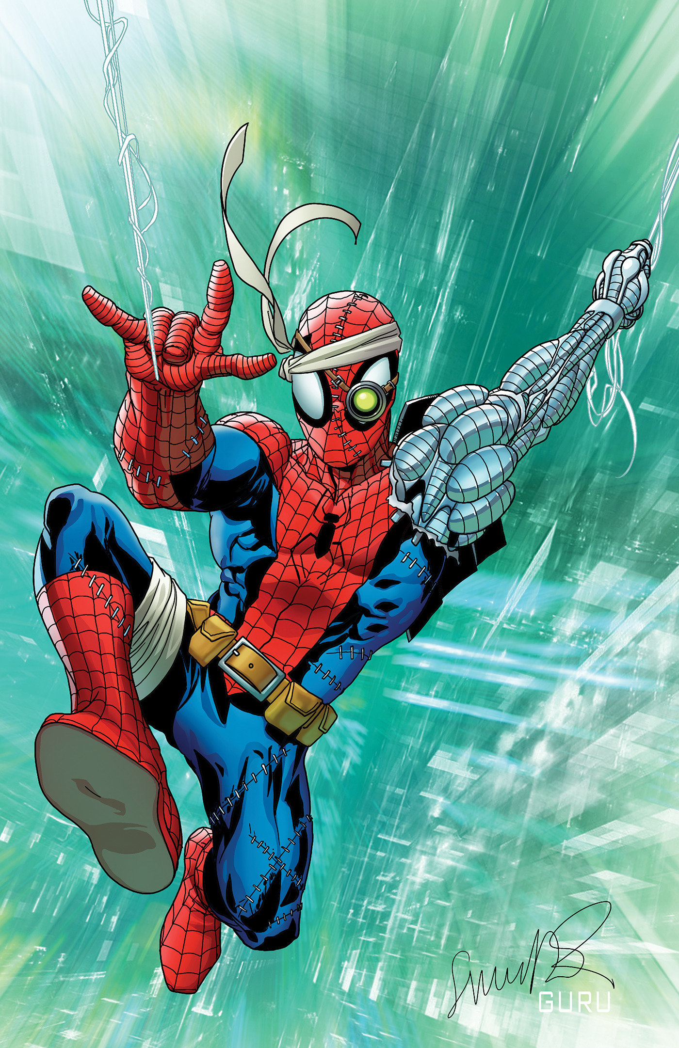 Edge of Spider-Verse (2024) #2 Salvador Larroca Cyborg Spider-Man Virgin Variant 1 for 50 Incentive