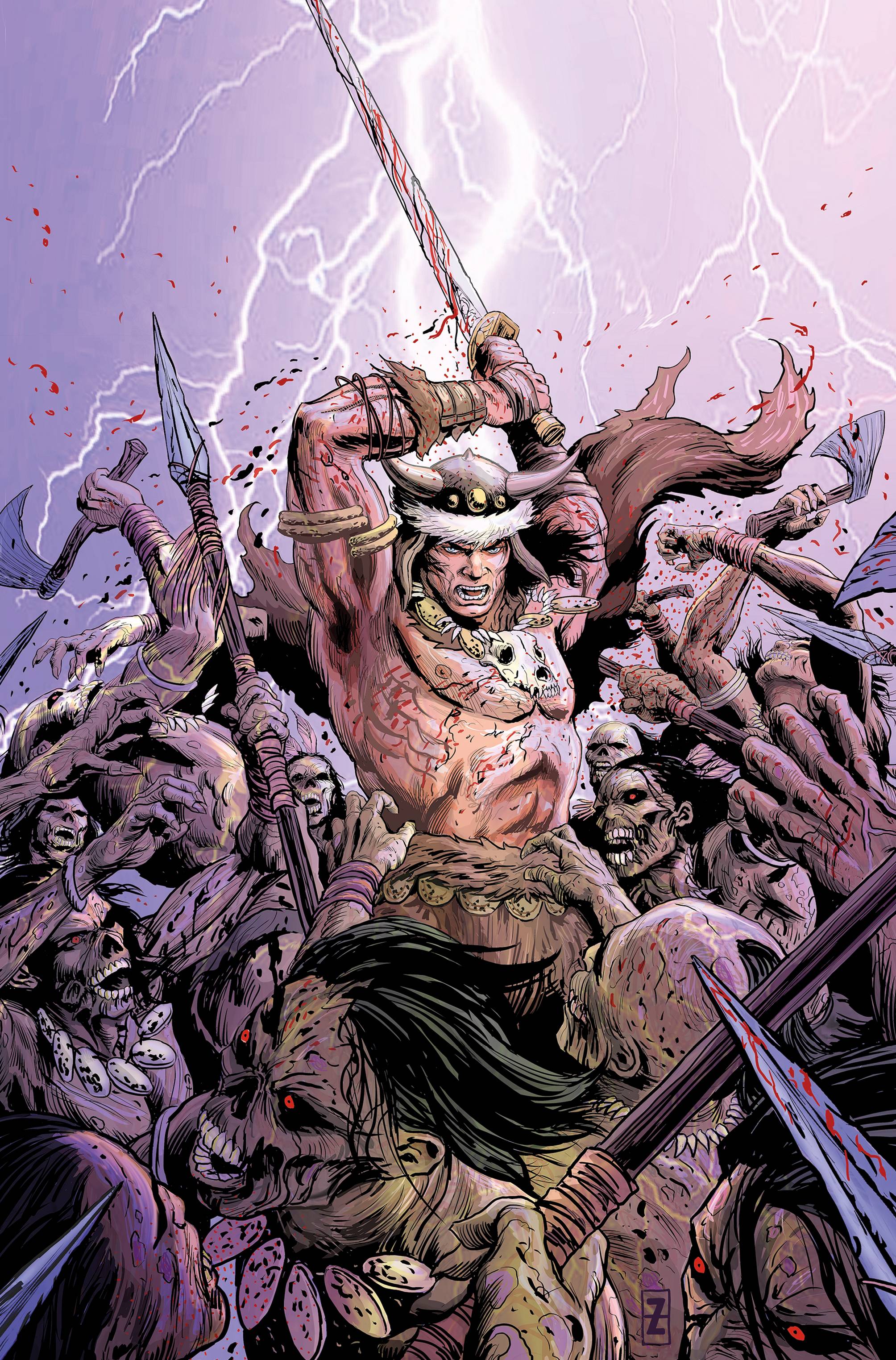 Conan the Barbarian (2023) #3 2nd Printing Zircher Virgin (Mature)
