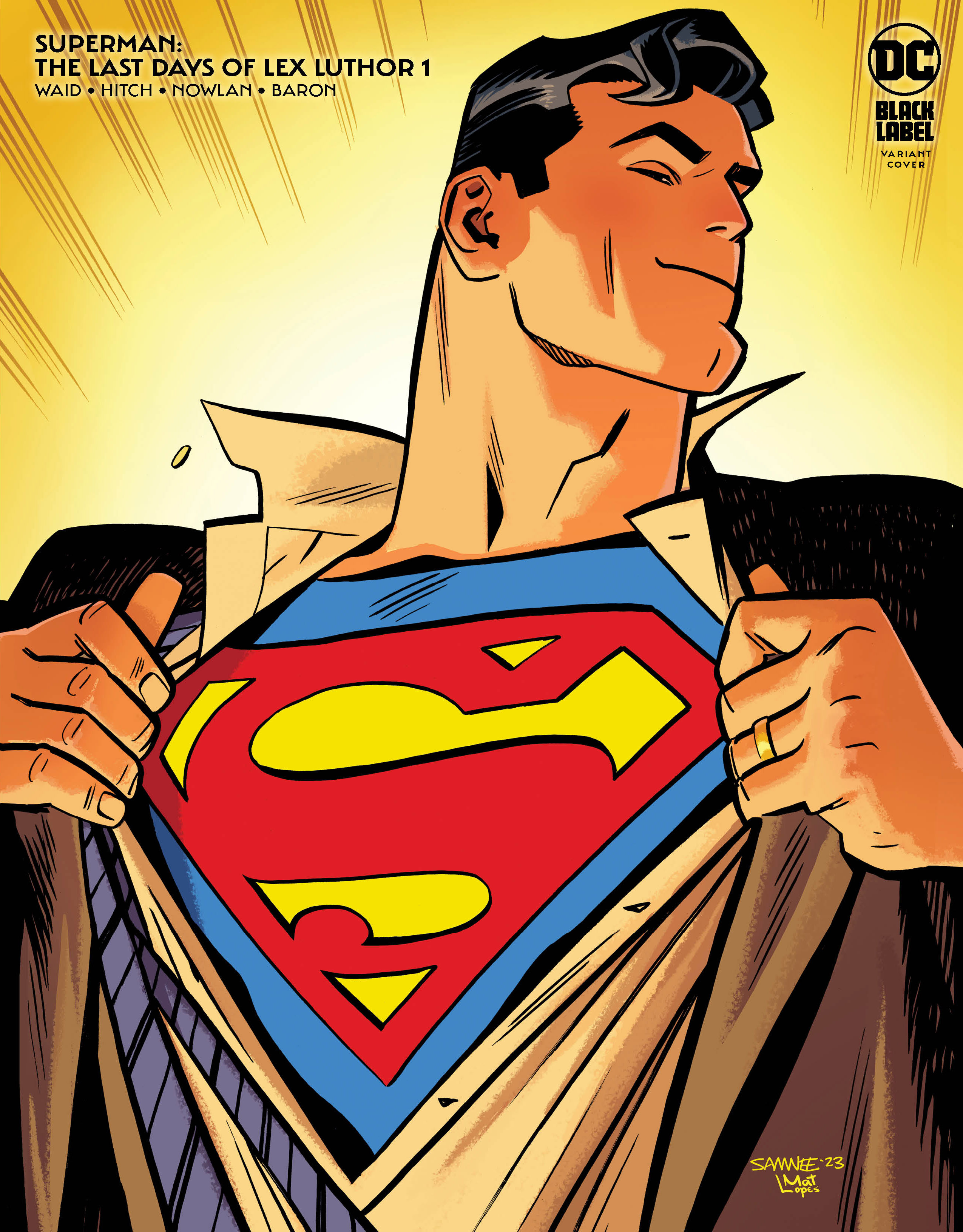 Superman The Last Days of Lex Luthor #1 Cover C Chris Samnee Variant (Of 3)
