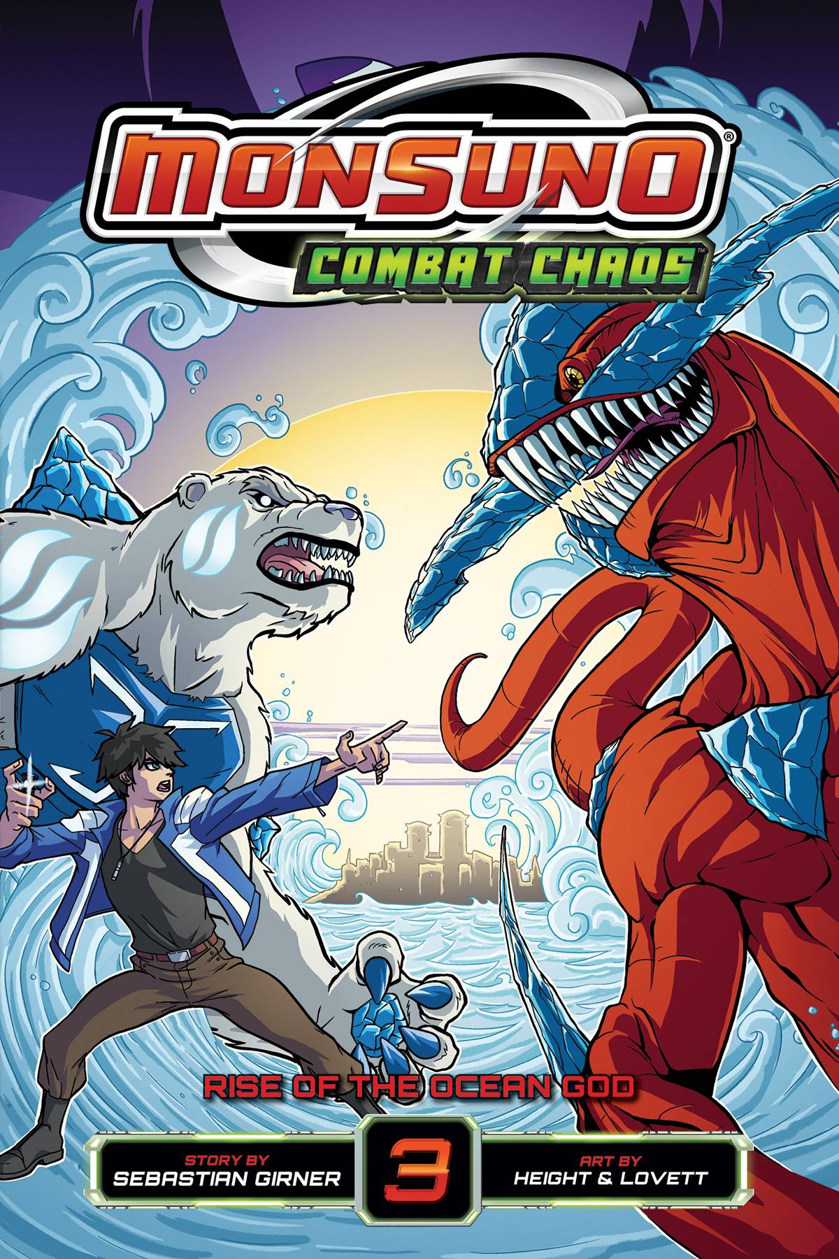 Monsuno Combat Chaos Graphic Novel Volume 3 Rise Ocean God | ComicHub