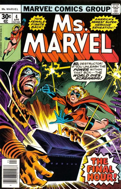 Ms. Marvel #4 (1977)-Very Fine (7.5 – 9)