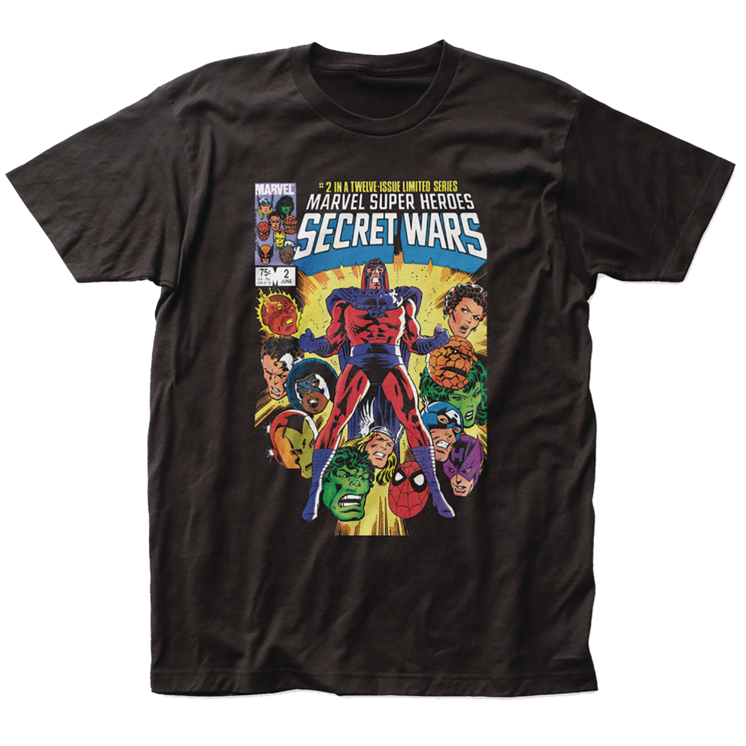 Marvel Secret Wars Cover Px T-Shirt Large