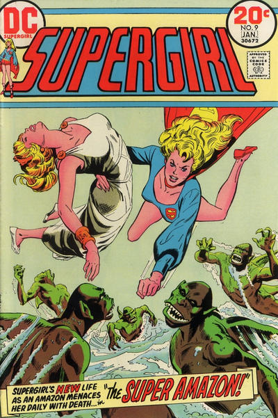 Supergirl #9 (1972)-Above Average/Fine (5 - 7)