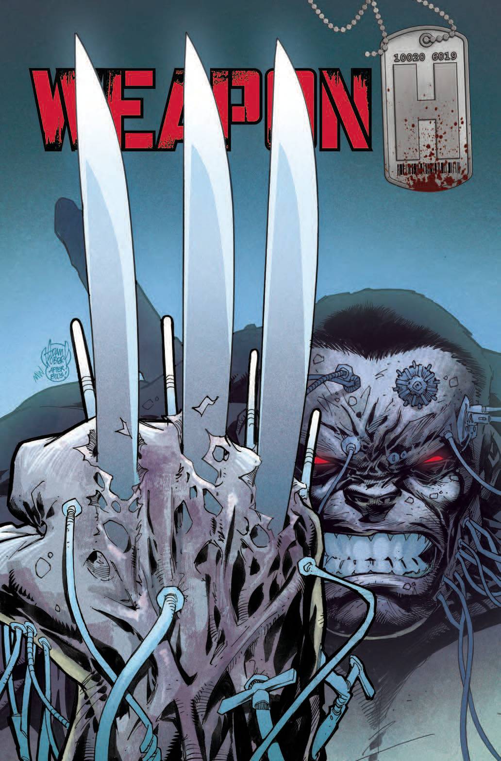 Weapon H #1 Kubert Wolverine Homage Variant Leg