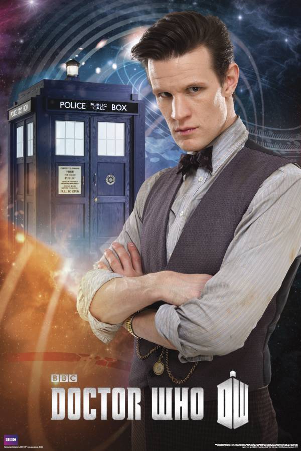 Doctor Who Matt Smith & Tardis Rolled Poster