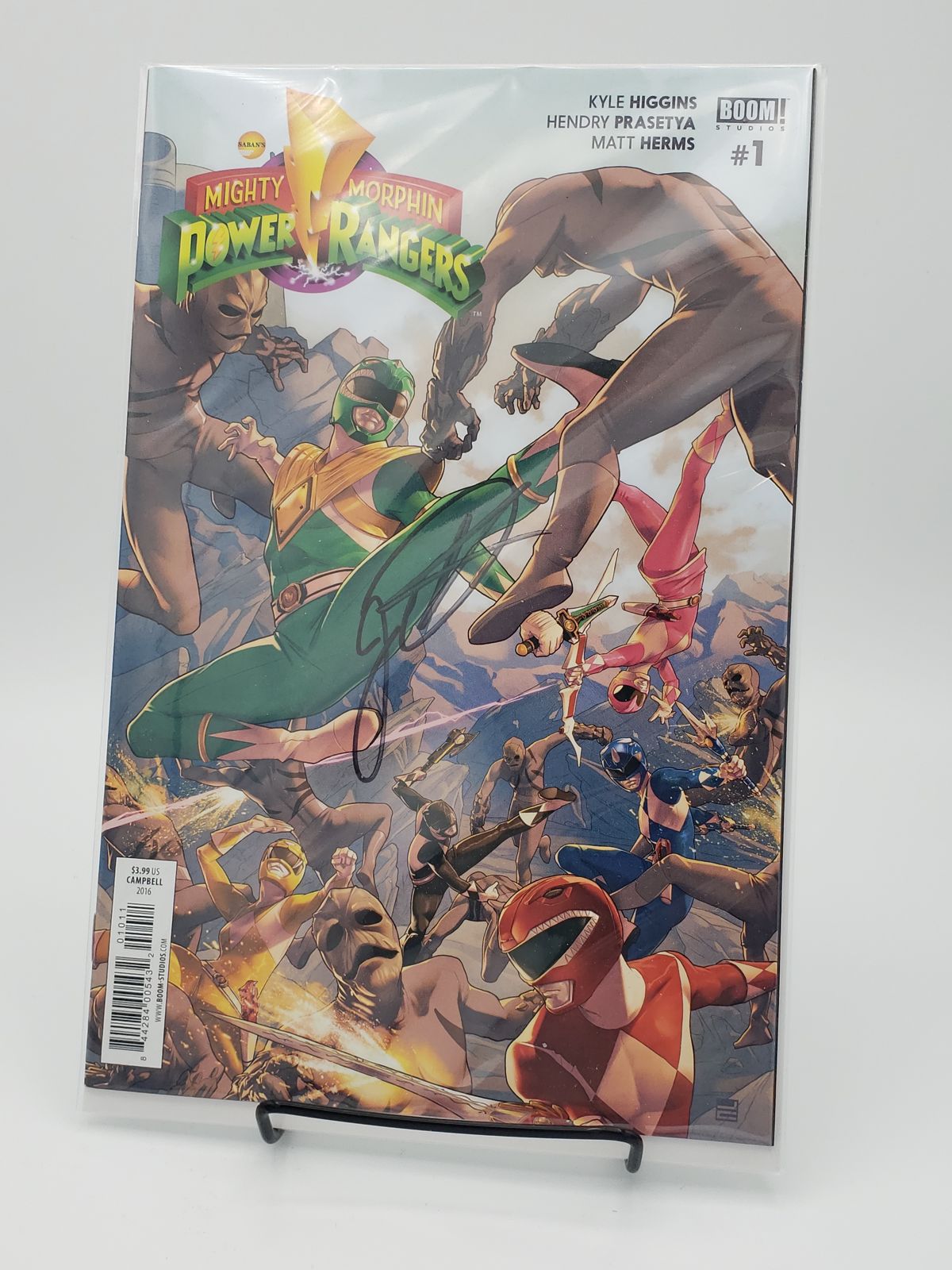 Mighty Morphin Power Rangers #1 Signed By Jason David Frank