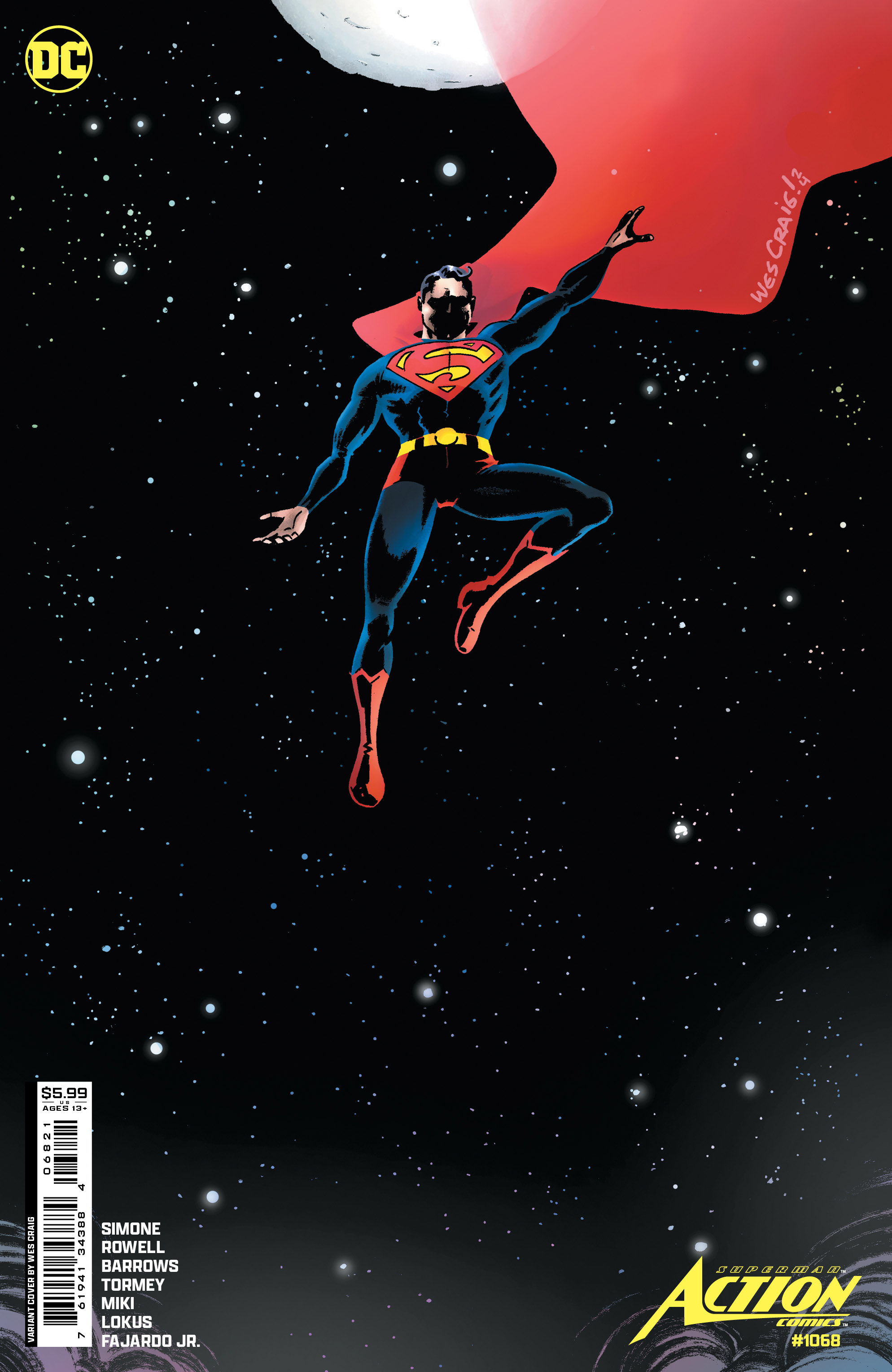 Action Comics #1068 Cover B Wes Craig Card Stock Variant